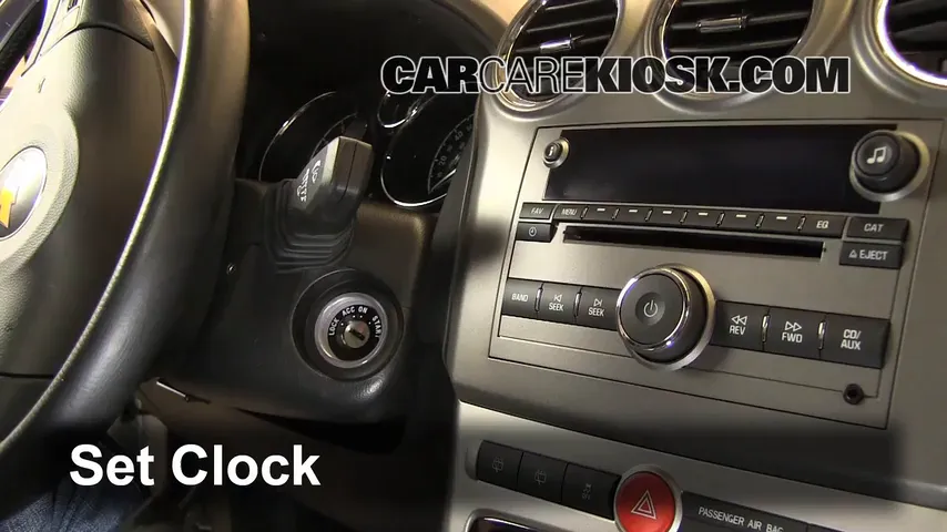 2012 Chevrolet Captiva Sport LTZ 3.0L V6 FlexFuel Clock